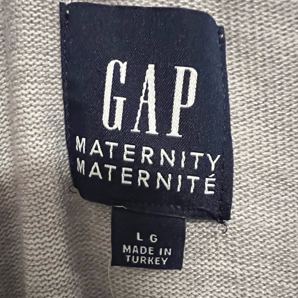 NWT Gap Maternity dress, light grey, size Large. - Picture 4 of 6